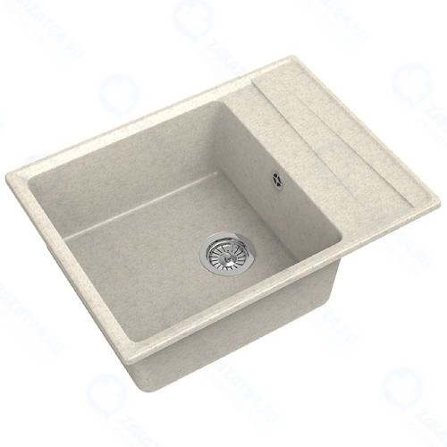 Мойка кухонная Granfest Level LV-660L, бежевая