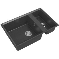 Мойка кухонная Granfest Level LV-760K, графит