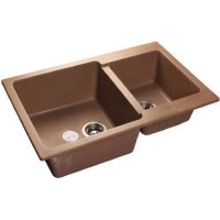 Мойка кухонная Granfest Practik P-780K, терракот