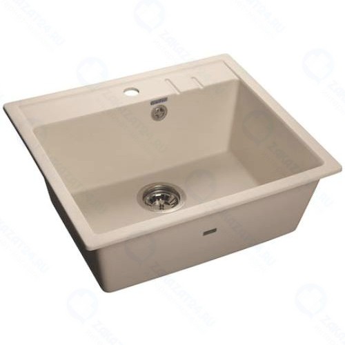 Мойка кухонная Granfest Quadro Q-560, белая