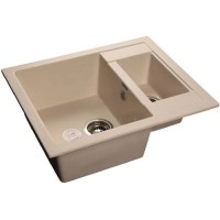 Мойка кухонная Granfest Quadro Q-610K, белая