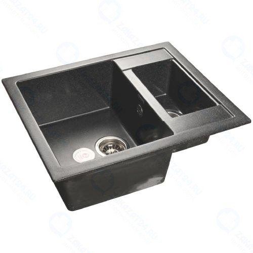 Мойка кухонная Granfest Quadro Q-610K, черная