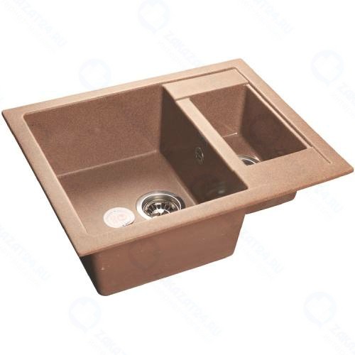 Мойка кухонная Granfest Quadro Q-610K, терракот