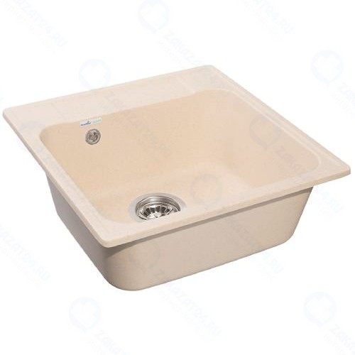 Мойка кухонная Granfest Quarz 48, бежевая