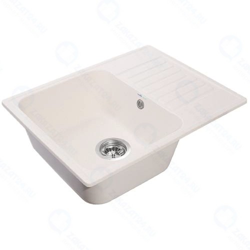 Мойка кухонная Granfest Quarz GF-Z13, белая