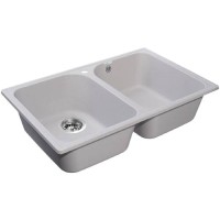 Мойка кухонная Granfest Quarz GF-Z15, серая