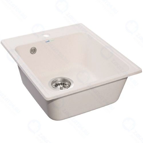 Мойка кухонная Granfest Quarz GF-Z17, белая