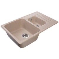 Мойка кухонная Granfest Quarz GF-Z21K, песочная