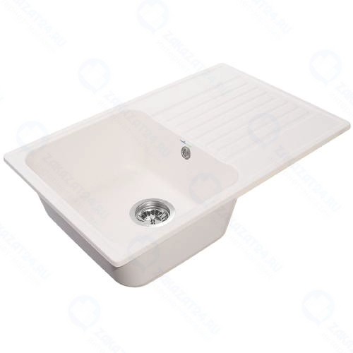 Мойка кухонная Granfest Quarz GF-Z78, белая