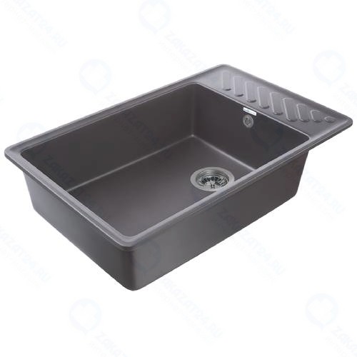 Мойка кухонная Granfest Quarz GF-ZL-51, черная