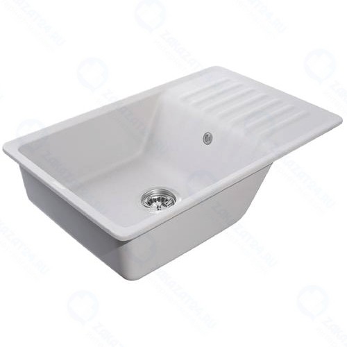 Мойка кухонная Granfest Quarz GF-ZW-72, серая