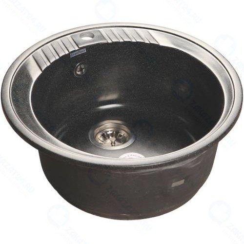 Мойка кухонная Granfest Rondo R-520, черная