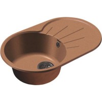 Мойка кухонная Granfest Rondo R-750L, терракот