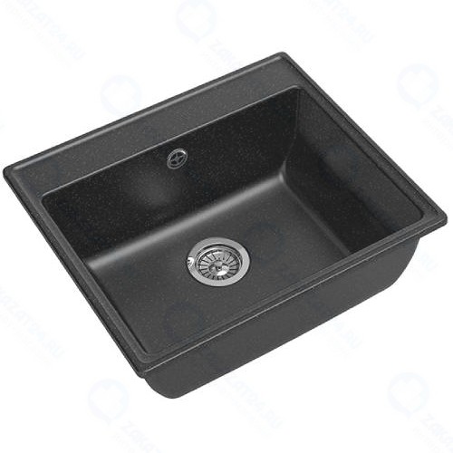 Мойка кухонная Granfest Vertex V-580, черная