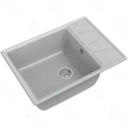 Мойка кухонная Granfest Vertex V-680L, серая