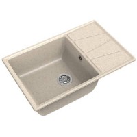 Мойка кухонная Granfest Vertex V-780L, бежевая