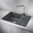 Мойка кухонная WEISSGAUFF WG 5603, черный оникс