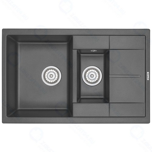 Мойка кухонная WEISSGAUFF WG 6071, черная