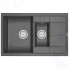 Мойка кухонная WEISSGAUFF WG 6071, черная