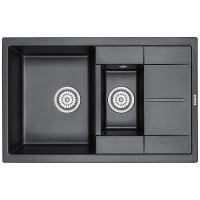 Мойка кухонная WEISSGAUFF WG 6073, черный оникс