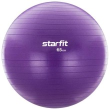 Фитбол STARFIT GB-106, 65 см, 1 кг, с насосом, фиолетовый (УТ-00016545)