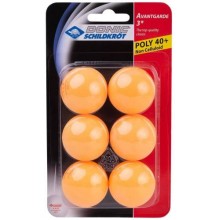 Мячи для настольного тенниса DONIC-SCHILDKROT 3* Avantgarde, 6 шт, оранжевые, в блистере (УТ-00015345)
