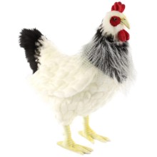Мягкая игрушка HANSA-CREATION Курица, черно-белая, 38 см (7333)