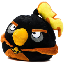 Декоративная подушка ANGRY-BIRDS Space Чёрная птица (АВВК10)
