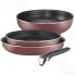 Набор посуды Tefal 04186810 Ingenio Red, 4 предмета
