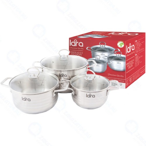 Набор посуды LARA Standart, 6 предметов (LR02-80)