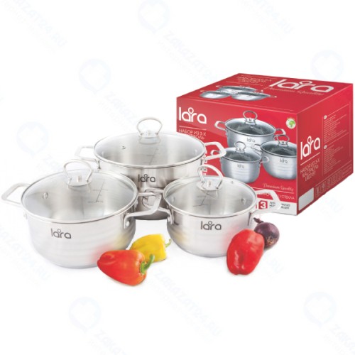 Набор посуды LARA Standart, 6 предметов (LR02-81)