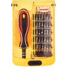 Набор отверток Rexant для точечных работ, 37 предметов (12-4702) Набор отверток Rexant для точечных работ, 37 предметов (12-4702)