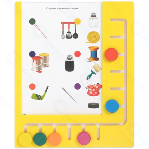 Умный планшет IQ-ZABIAKA с развивающими заданиями на логику, с карточками (4357249)