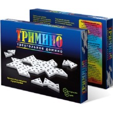 Настольная игра Нескучные игры Тримино (треугольное домино) (7059)