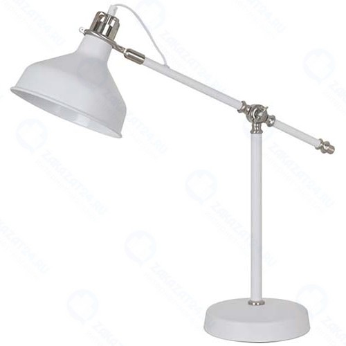 Настольный светильник Camelion KD-425 C62 Amsterdam, белый/хром