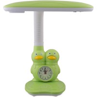 Детский ночник Старт с часами, зеленый (СТ66)