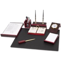 Набор настольный BESTAR Hector, из дерева, 8 предметов, красное дерево (237211)