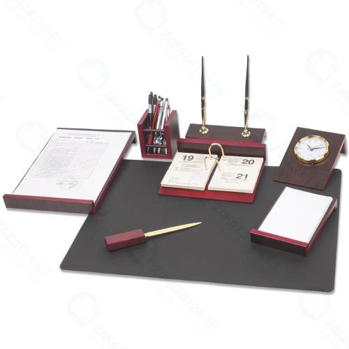 Набор настольный BESTAR Hector, из дерева, 8 предметов, красное дерево (237211)