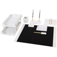 Набор настольный BESTAR Titan, из дерева, 8 предметов, белое дерево (237218)