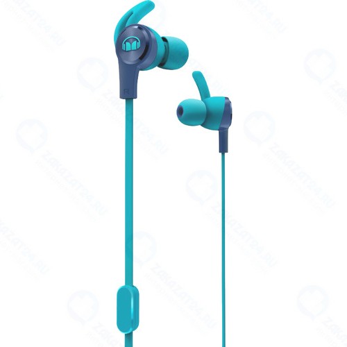 Наушники с микрофоном Monster iSport Achieve Blue (137093-00)