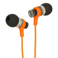 Наушники с микрофоном FISCHER-AUDIO Yuppie Orange/Black (52638)