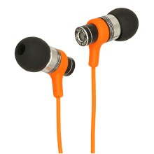 Наушники с микрофоном FISCHER-AUDIO Yuppie Orange/Black (52638)