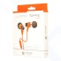 Наушники с микрофоном FISCHER-AUDIO Yuppie Orange/Black (52638)