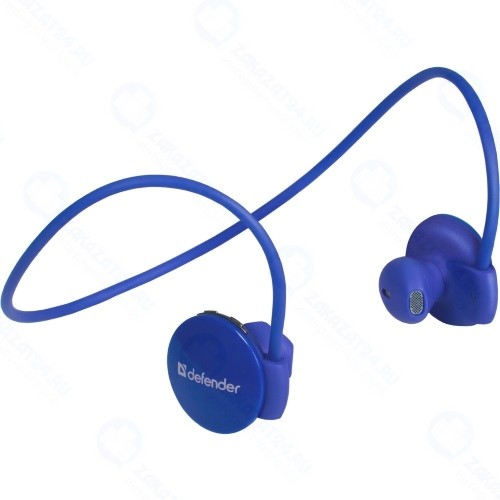 Беспроводные наушники с микрофоном Defender FreeMotion B611 Blue (63614)