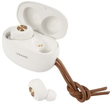 Беспроводные наушники с микрофоном Usams ES White (BHUES01) Беспроводные наушники с микрофоном Usams ES White (BHUES01)