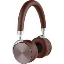 Беспроводные наушники с микрофоном Rombica Mysound BH-12 Brown (BT-H016) Беспроводные наушники с микрофоном Rombica Mysound BH-12 Brown (BT-H016)