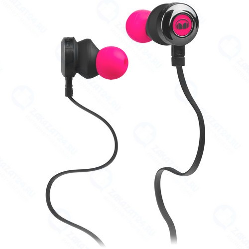 Наушники с микрофоном Monster Clarity HD Neon Pink