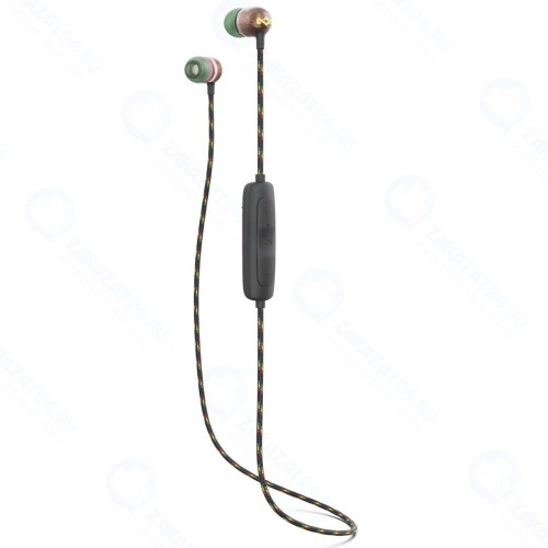 Беспроводные наушники с микрофоном Marley Smile Jamaica Wireless 2 Rasta (EM-JE113-RA)