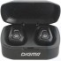 Беспроводные наушники с микрофоном Digma TWS-01 Black (GEAR-S01)