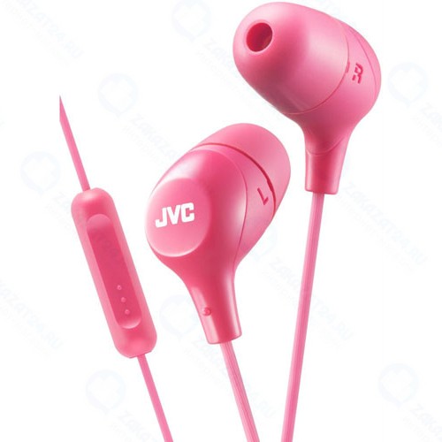 Наушники с микрофоном JVC HA-FX38M Pink (HA-FX38M-P-E)
